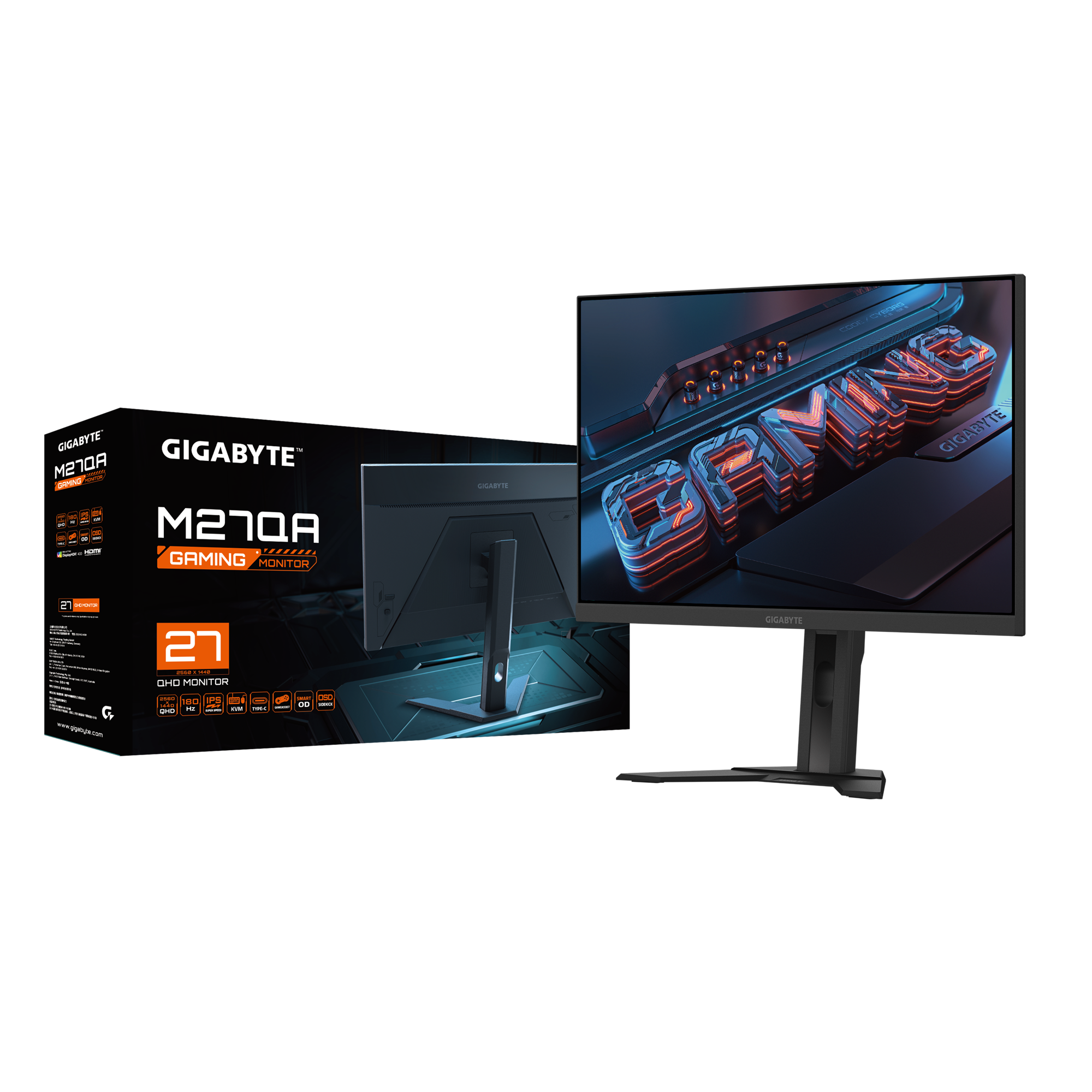 Gigabyte 27" M27QA-EK 180Hz IPS Monitor